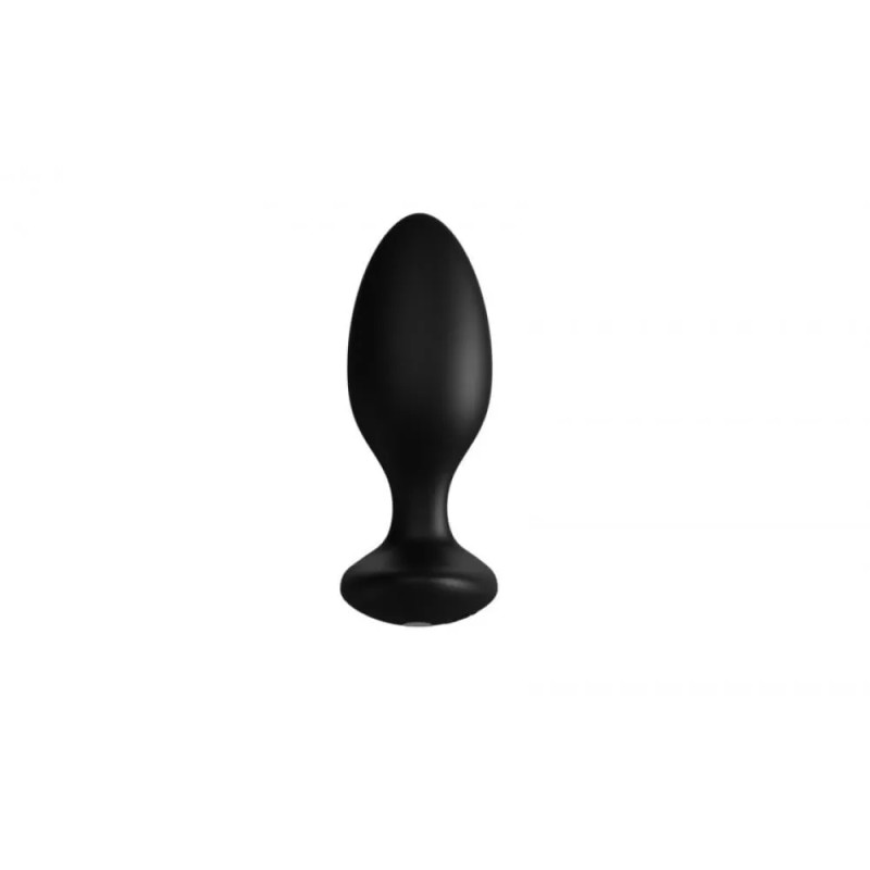 We-Vibe Ditto+ Satin Black + Лубрикант 50 мл - Анальний смарт-вібратор, 8,8 см (чорний) - 3