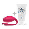 We-Vibe Jive Smart + Лубрикант 50 мл - мощное виброяйцо с управлением со смартфона, 9.2х3.5 см (розовый)