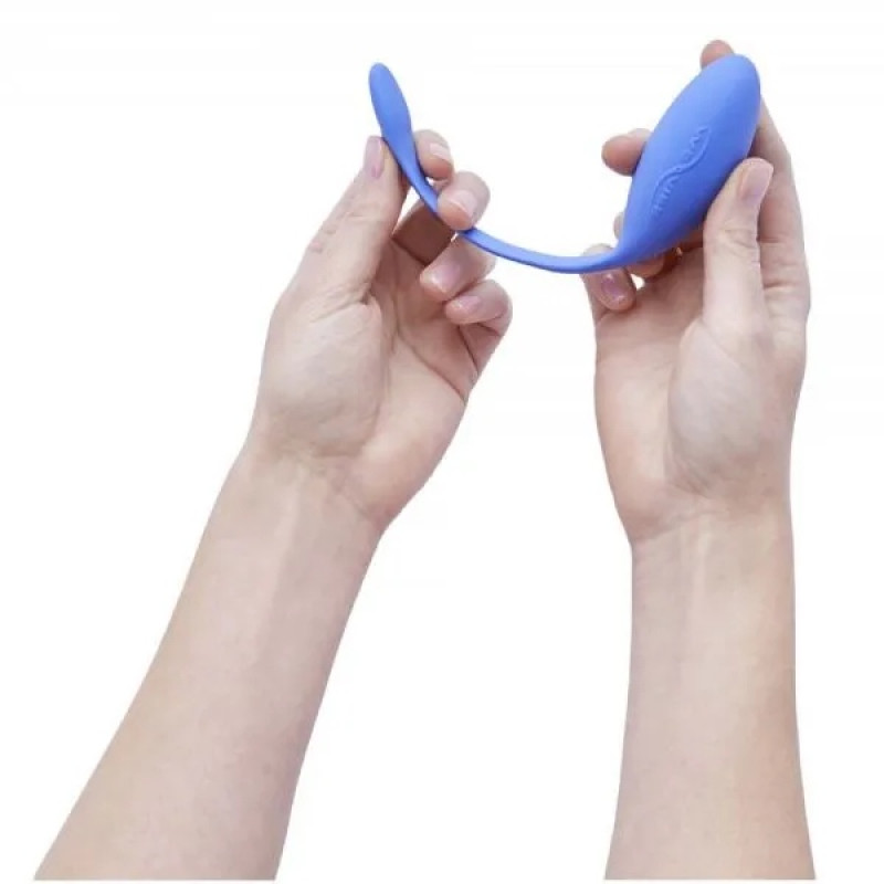 We-Vibe Jive Smart + Лубрикант 50 мл - мощное виброяйцо с управлением со смартфона, 9.2х3.6 см (голубой) - 3