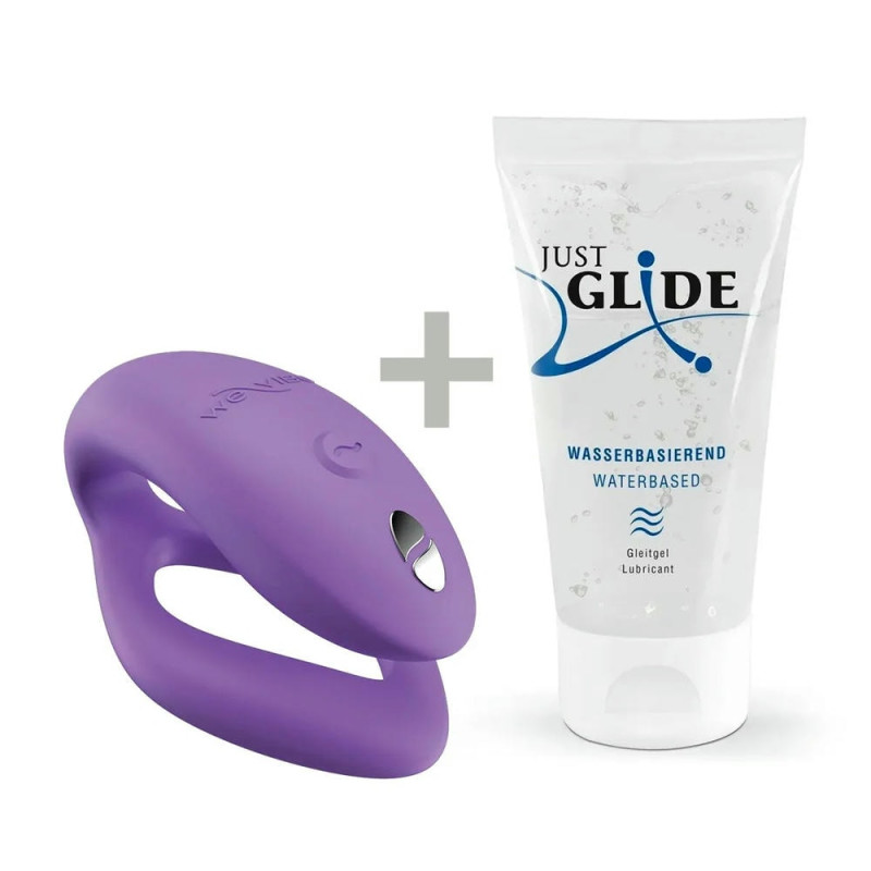 Вибратор для пар со смарт управлением We-Vibe Sync O + Лубрикант 50 мл
