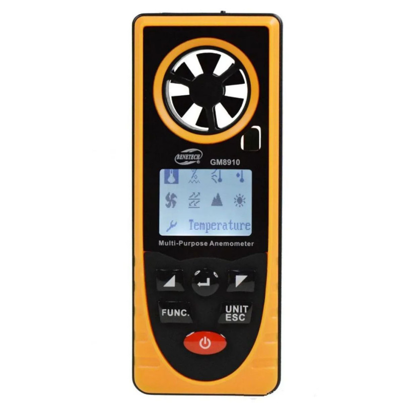 Многофункциональный анемометр (метеостанция) Benetech GM8910