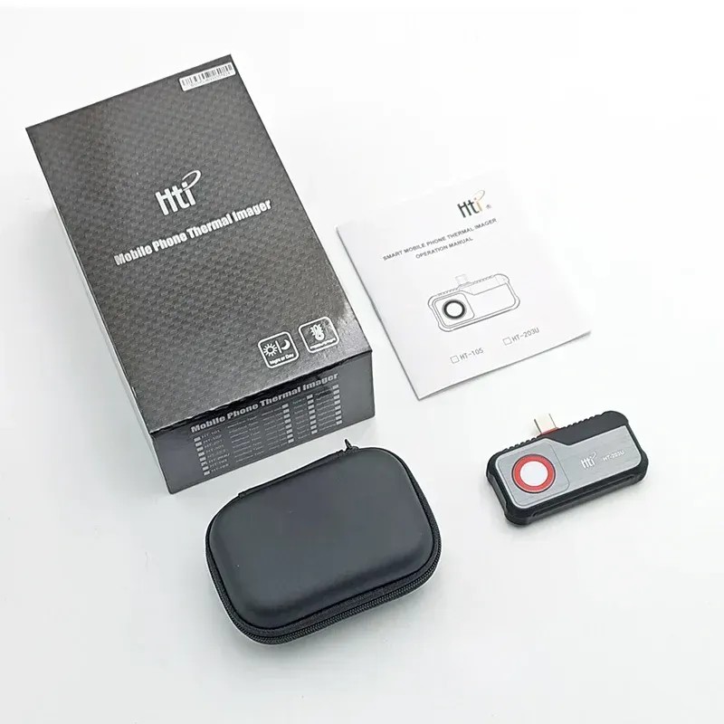 Тепловизор-приставка для смартфонов (256×192, Android, USB-C) WALCOM HT-203U - 1