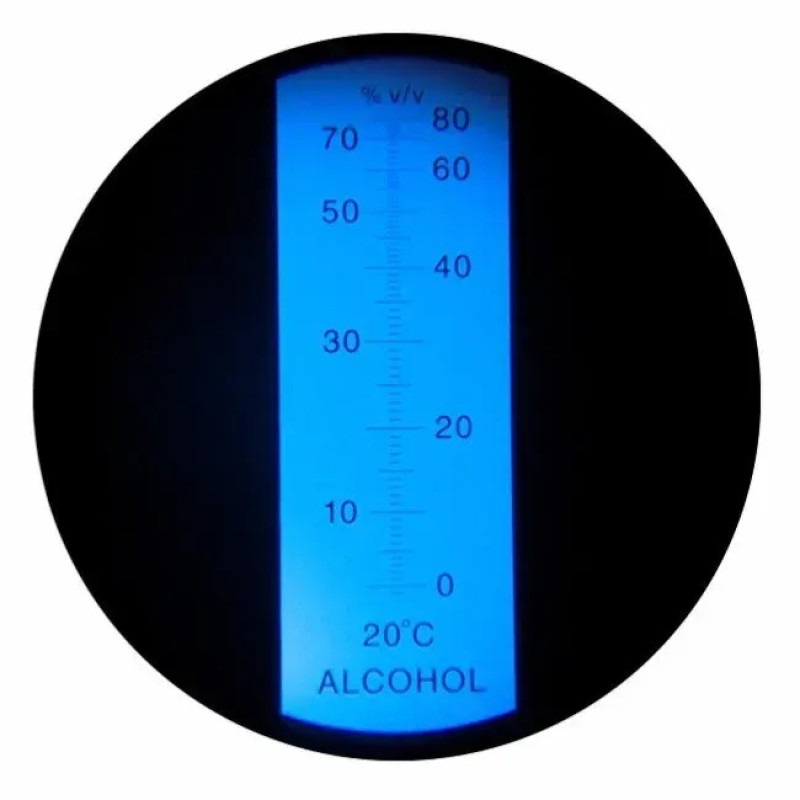 Рефрактометр для алкоголя (0–80 % Vol) WALCOM REF-511 - 2