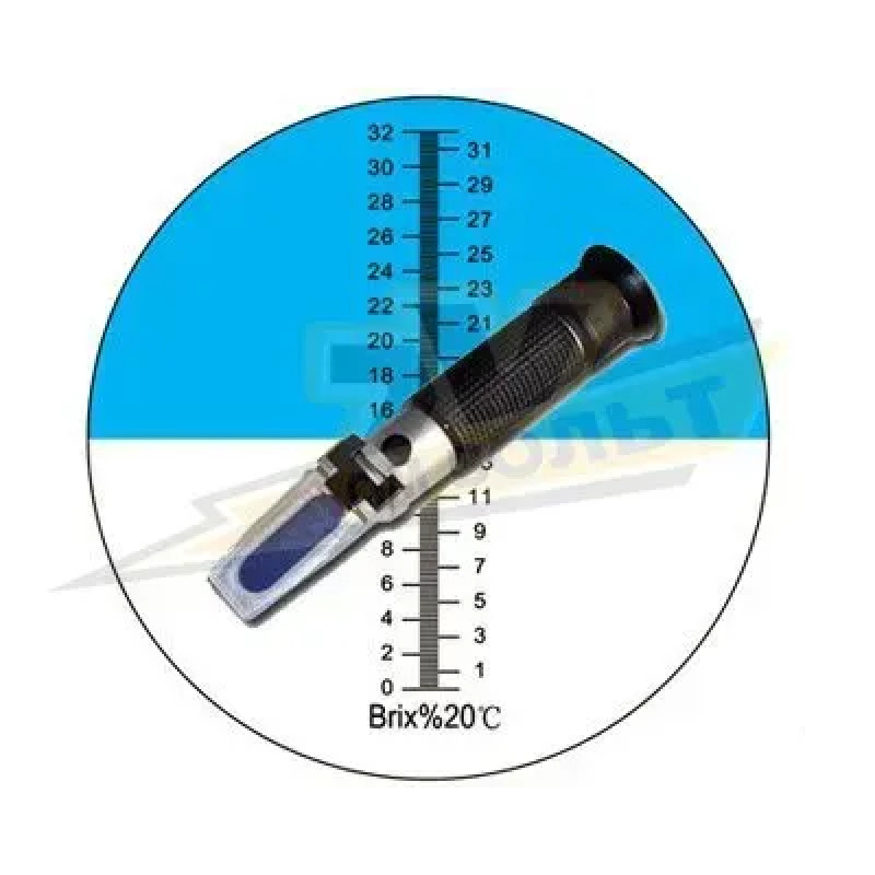 Рефрактометр для прогнозирования концентрации алкоголя (0-25 % Vol, 0~40 % Brix) WALCOM REF 513 - 2