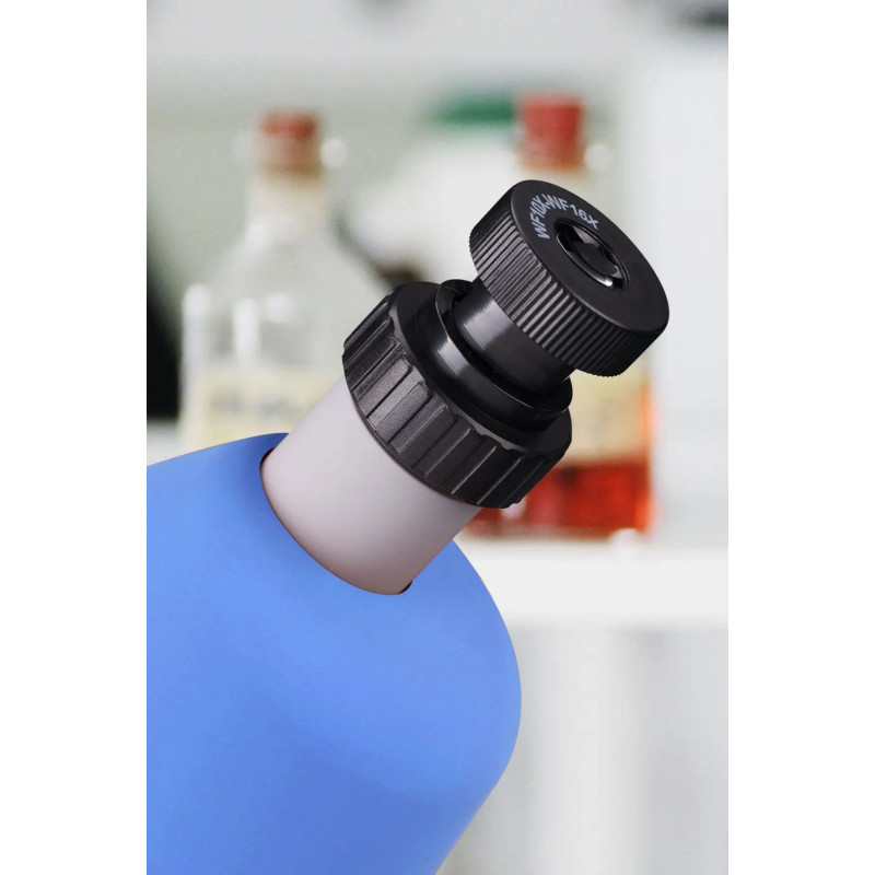 Мікроскоп Bresser Junior 40x-640x Blue з набором для дослідів та адаптером для смартфона - 2