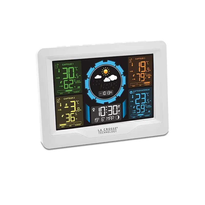 Метеостанція La Crosse WS6304 White з 3 датчиками - 2
