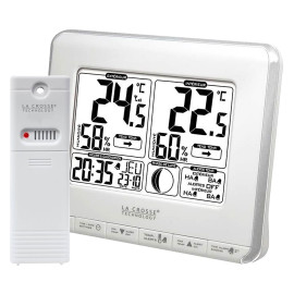 Метеостанція La Crosse WS6812 White/Silver