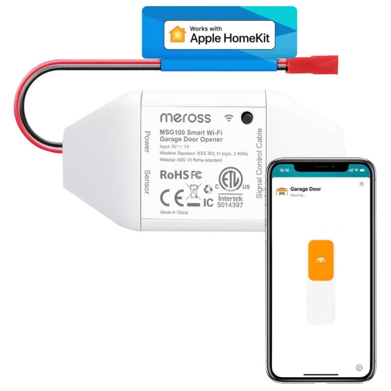 Meross MSG100HK(EU) Умное устройство открытия гаражной двери