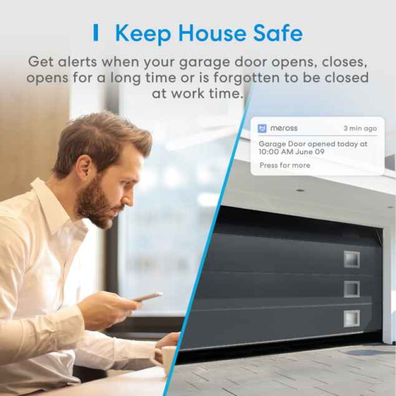 Meross MSG100HK(EU) Умное устройство открытия гаражной двери - 4