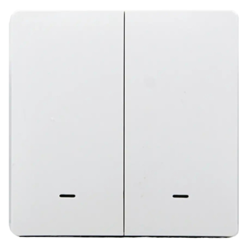 433111 Умный клавишный выключатель Tervix Pro Line ZigBee Push Switch (2 клавиши), без нуля