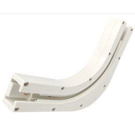 454128 Угловое соединение 90° для умного карниза для штор с ZigBee управлением, Tervix Pro Line