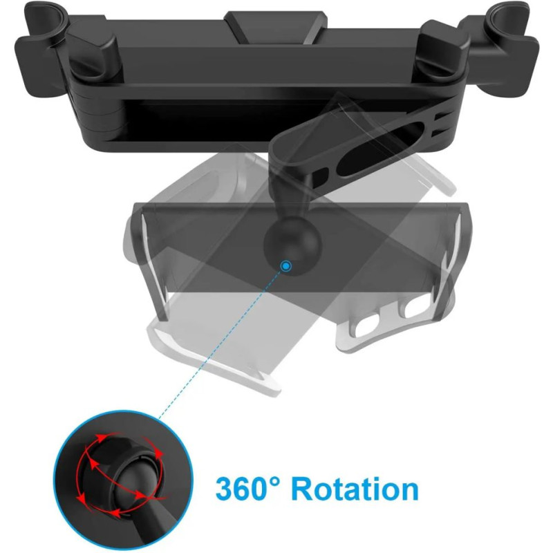 Держатель для планшета/смартфона на подголовник STR Back Seat Holder - Black - 2