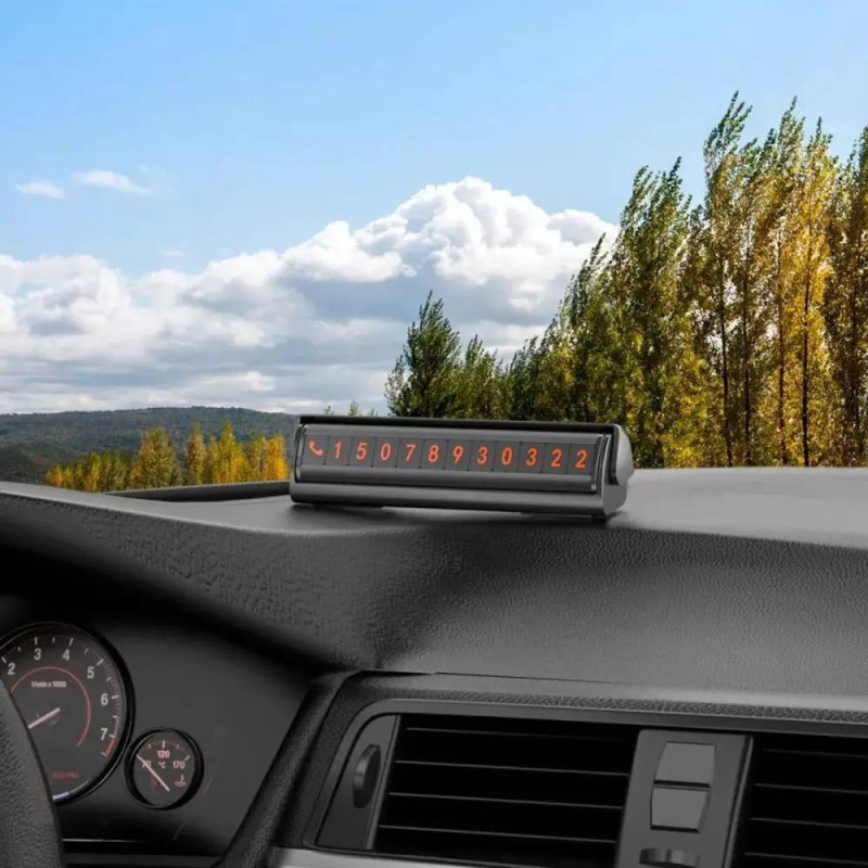 Парковочная Карта Proove Twins Parking Number Plate - Black - 5