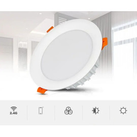 Smart светильник даунлайт RGB + CCT, WIFI, 18W