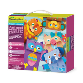 STEAM-набор 4M Зверушки из бумажного мешочка 00-04672