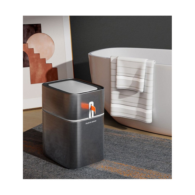 Умное мусорное ведро Joybos из нержавеющей стали (9.6 л, с датчиком движения), товары для дома