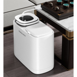 Умное ведро с двумя контейнерами для мокрого и сухого мусора Joybos Wet Dry (1 сенсорное, с датчиком приближения), белый, товары для дома