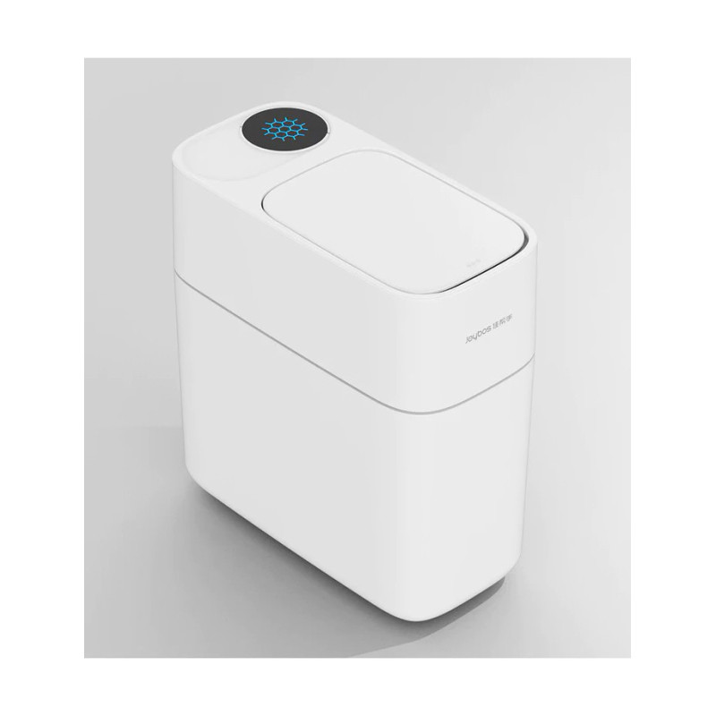 Розумне відро для сміття Joybos Smart Sensor Electronic (10 л, сенсорне, з датчиком наближення), білий