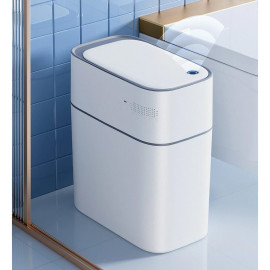 Умное ведро для мусора Joybos Smart Touchless (сенсорное, с датчиком приближения), белый