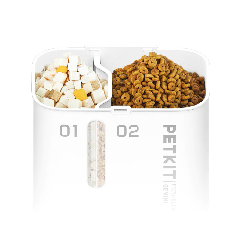 Автоматична годівниця PetKit Fresh Element Germini, білий, смарт годівниця, товари для тварин - 2