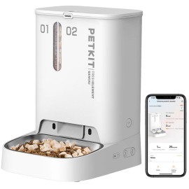 Автоматическая кормушка PetKit Fresh Element Germini, белый, смарт кормушка, товары для животных