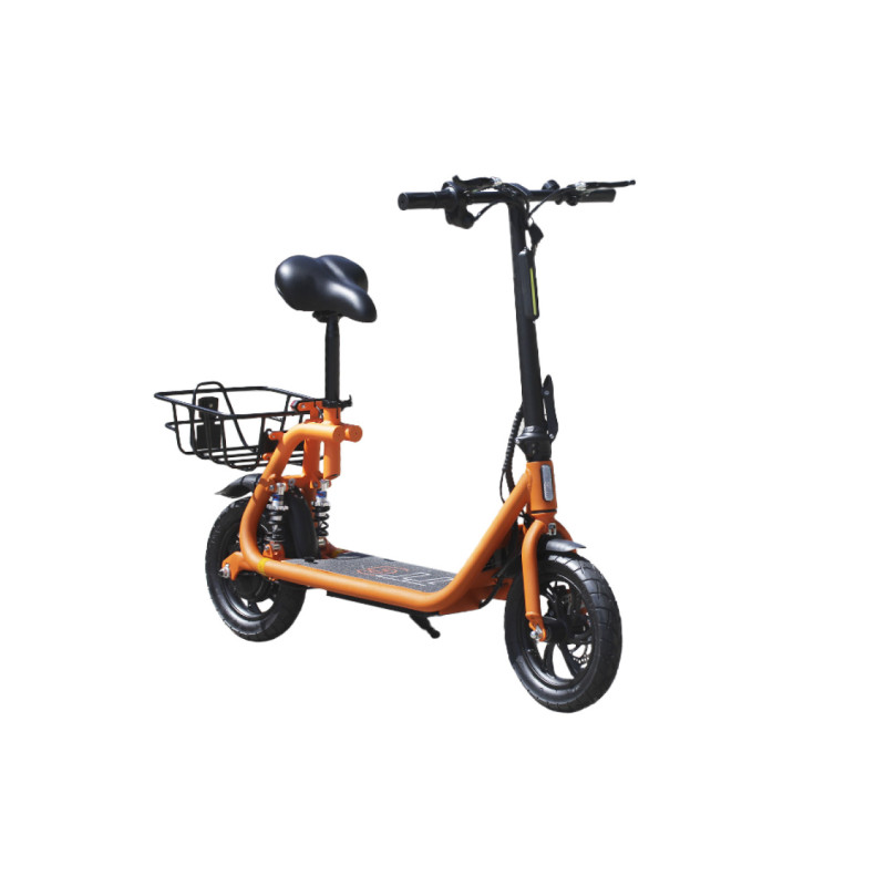 Электросамокат литий-ионный с сиденьем TTG SM Q2 36V 10.4AH оранжевый