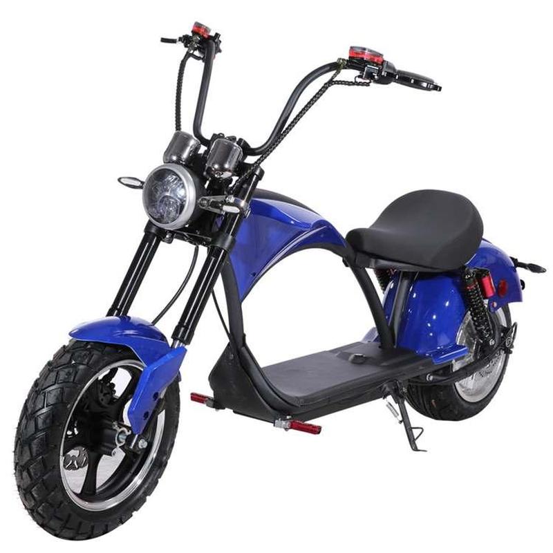 Электроскутер Chopper 2000W, 60V12Ah, Blue (r804-m3p/2000Bl)