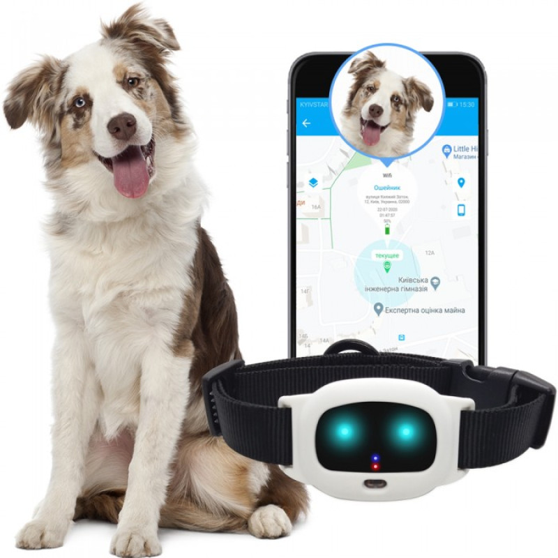 GPS ОШЕЙНИК ДЛЯ СОБАК MYOX MPT-47DW (белый) - 1