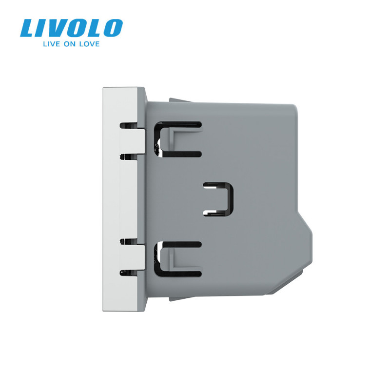 Умный механизм датчик температуры и влажности ZigBee Livolo серый (VL-FCEZ-2IP) - 2