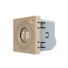 Умный механизм датчик температуры и влажности ZigBee Livolo золото (VL-FCEZ-2AP)