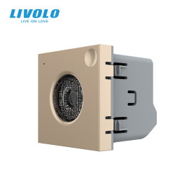 Умный механизм датчик звука и освещенности Livolo золотой ZigBee (FCJZ-2AP)