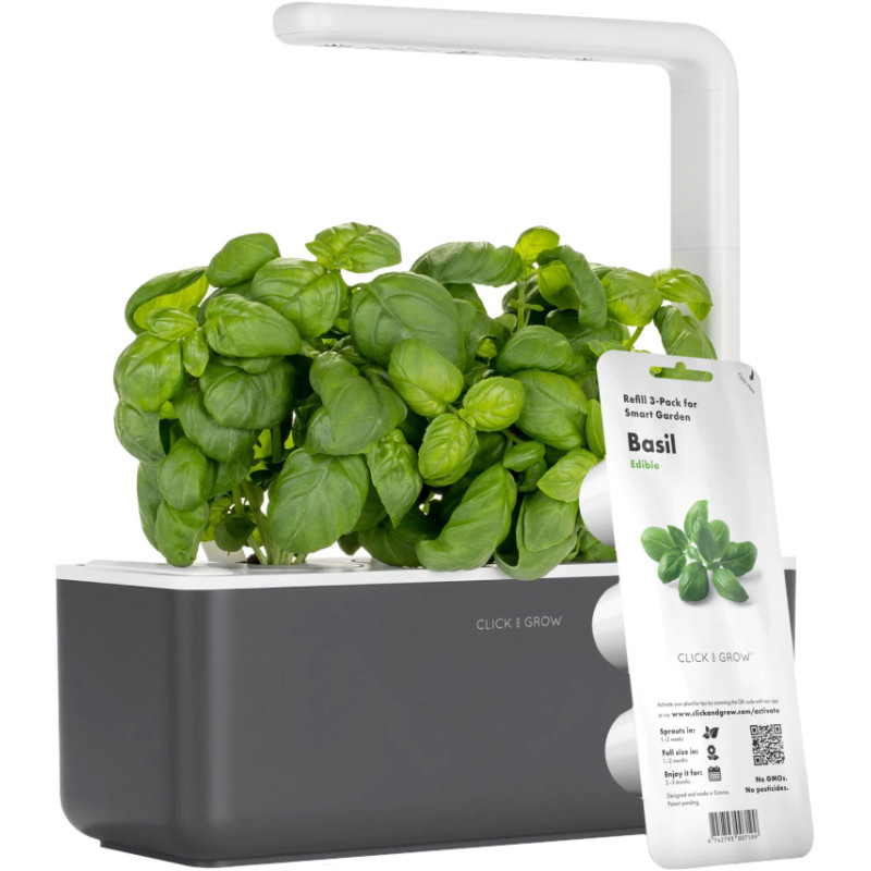 Розумний сад - гідропонна установка для рослин, Smart Garden 3, сірий