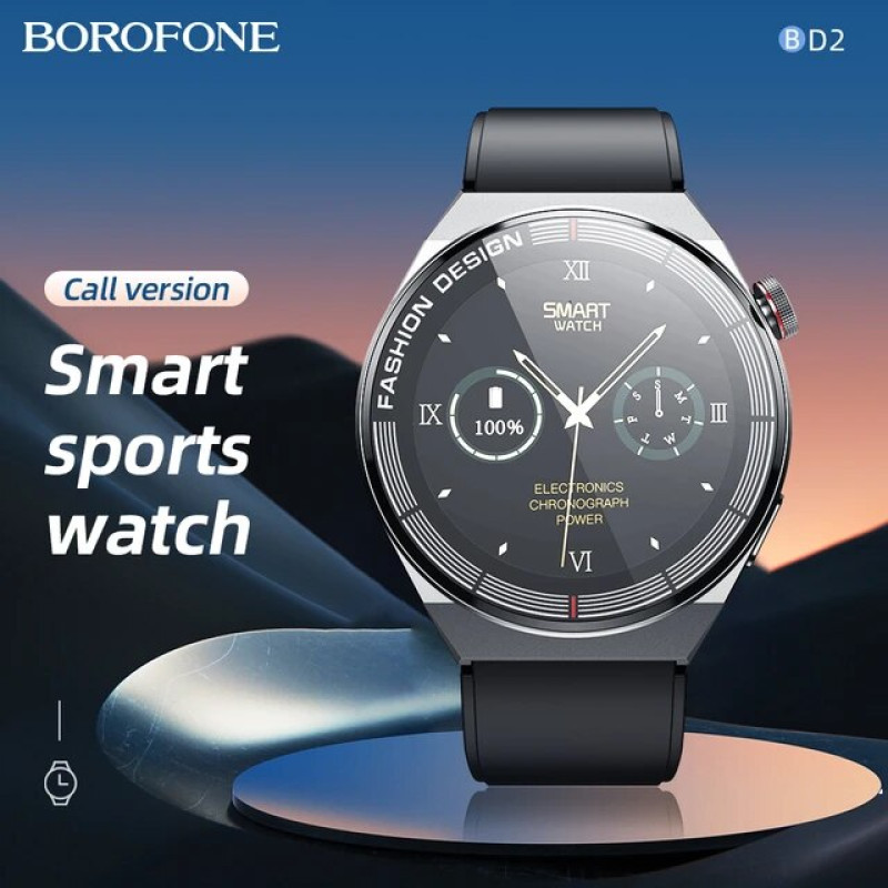 Смарт-часы Borofone BD2 Smart sports watch (call version) Серебристый - 1