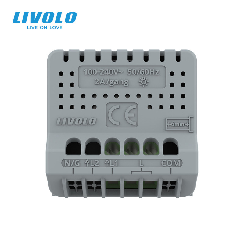 Умный механизм сенсорный диммер ZigBee Livolo (VL-FC1D2Z-2G) - 3