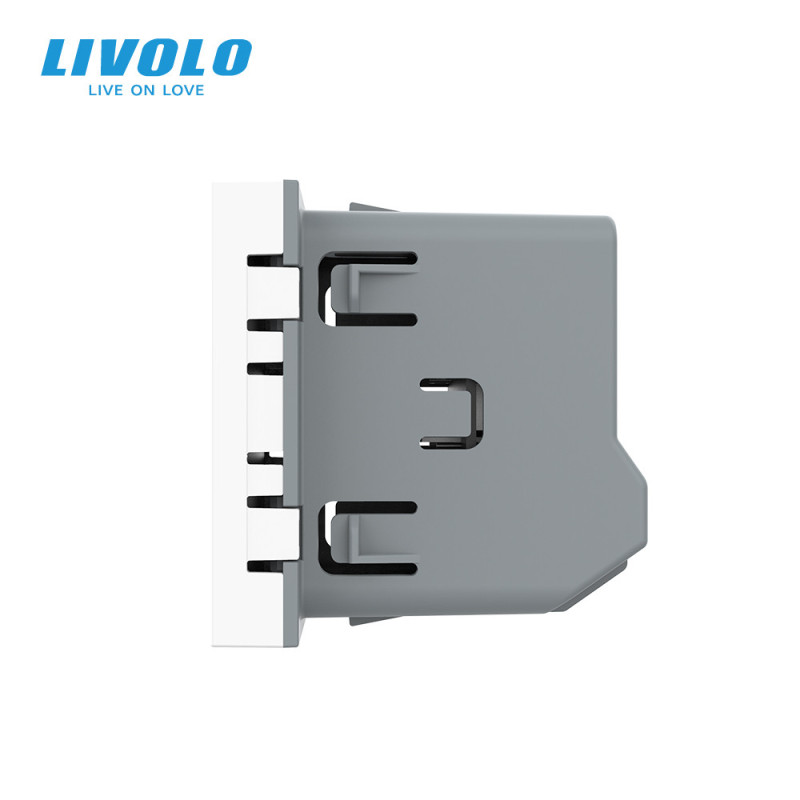 Умный механизм сенсорный регулятор скорости вентилятора Livolo белый ZigBee (VL-FC1GZ-2WP) - 2