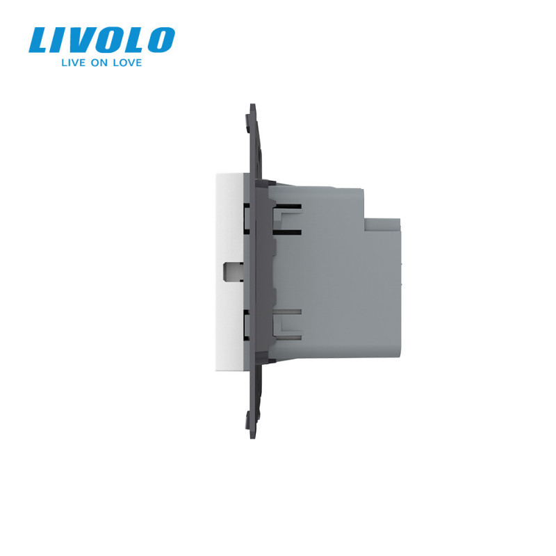 Умный механизм сенсорный ZigBee выключатель для роллет Sense Livolo белый (VL-FC2WZ-2WP) - 2