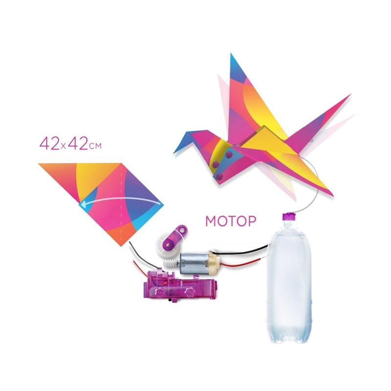 STEAM-набор для девчонок 4M Птичка-технооригами 00-04903 - 3