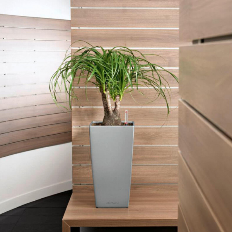 Умный горшок Lechuza Cubico 30 Серебристый - 1