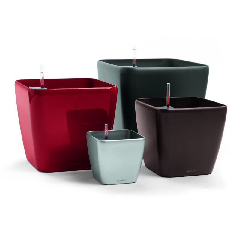 Умный вазон Lechuza Quadro LS 21 Красный - 1