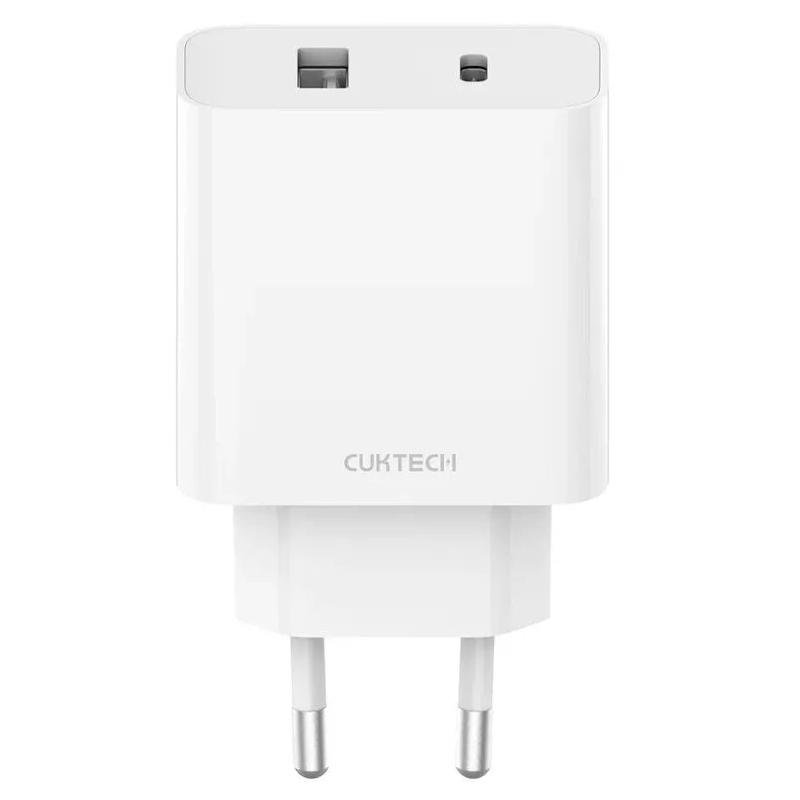Сетевое зарядное устройство Xiaomi CUKTECH A19 EU 30W Charger (Type-A + Type-C) White