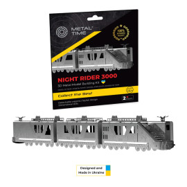 Поїзд модель конструктор Night Rider 3000 Apocalyptic Train Metal-Time MT083