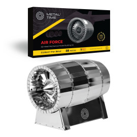 Турбіна літака модель для збирання Metal Time Air Force MT022