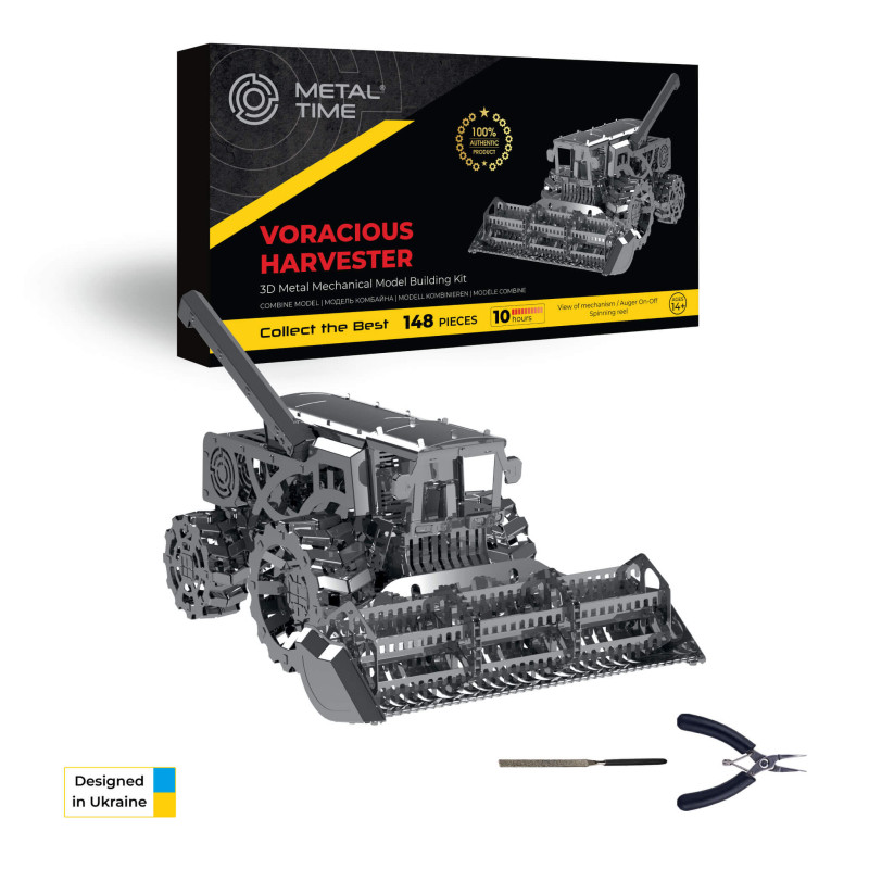 Конструктор комбайна механіка Voracious Harvester Metal-Time MT026