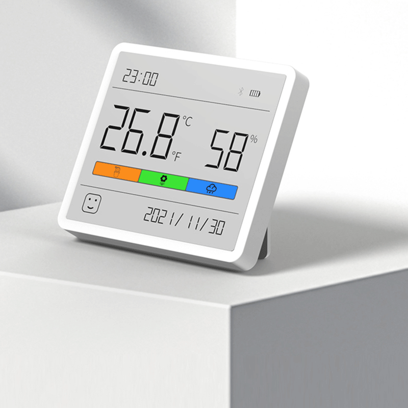Датчик температури та вологості (метеостанція) Xiaomi ATuMan Duka White TH1 - 4