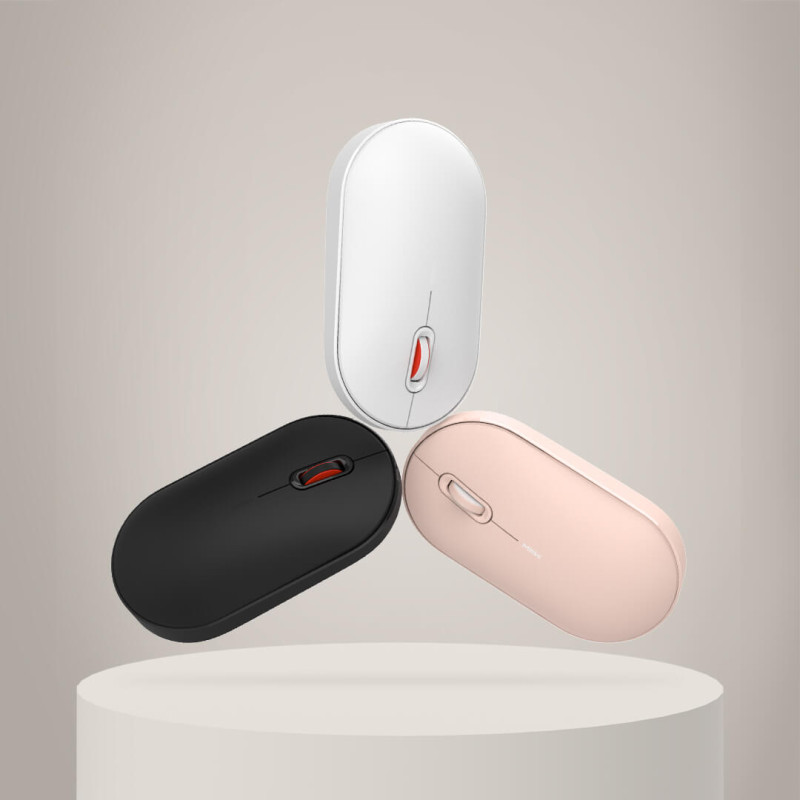 Мишка бездротова Xiaomi MiiiW Portable Mouse Lite Pink MWPM01 - 3
