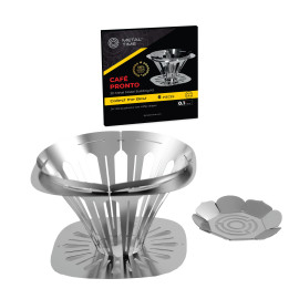 Фильтр для кофе портативный конструктор от Metal Time Café Pronto V60 Pour-over MT013
