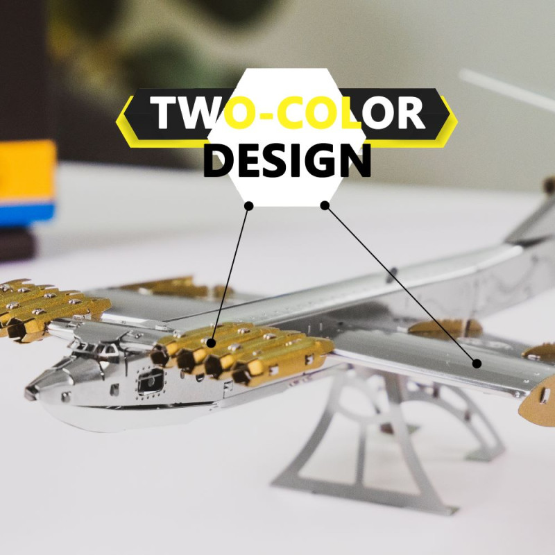 Екраноплан модель-конструктор Metal-Time Caspian Sea Monster Ekranoplan MT099 - 4