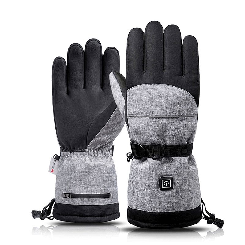 Перчатки с подогревом Yijia size L Gray