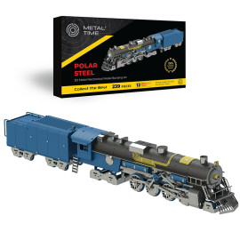 Поїзд експрес Полярний кольоровий Metal-Time Polar Steel color MT052