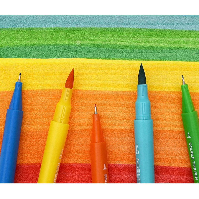 Набір кольорових маркерів Xiaomi KACO ARTIST Double Tips Pen 36 Colors ARTIST 36 K1037 - 6